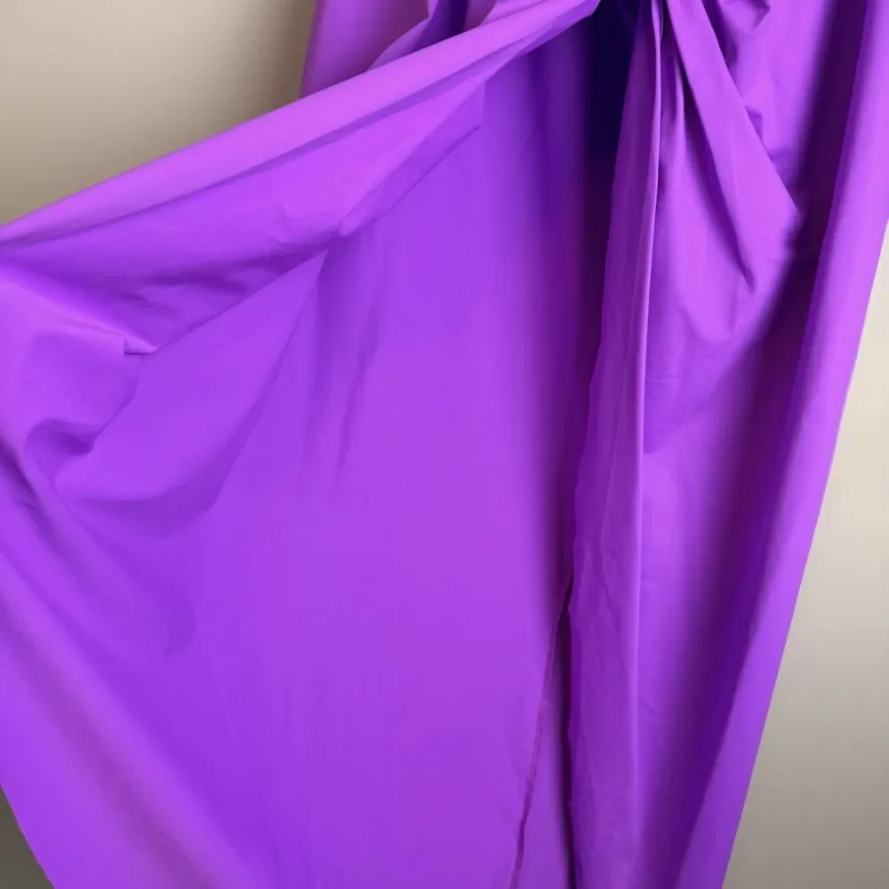 SKIMS Purple Recycled Swim Sarong Skirt Cover Up Size 4X NWT Violet